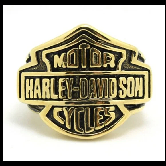 🔥HD Gold Men’s Ring - Picture 1 of 4